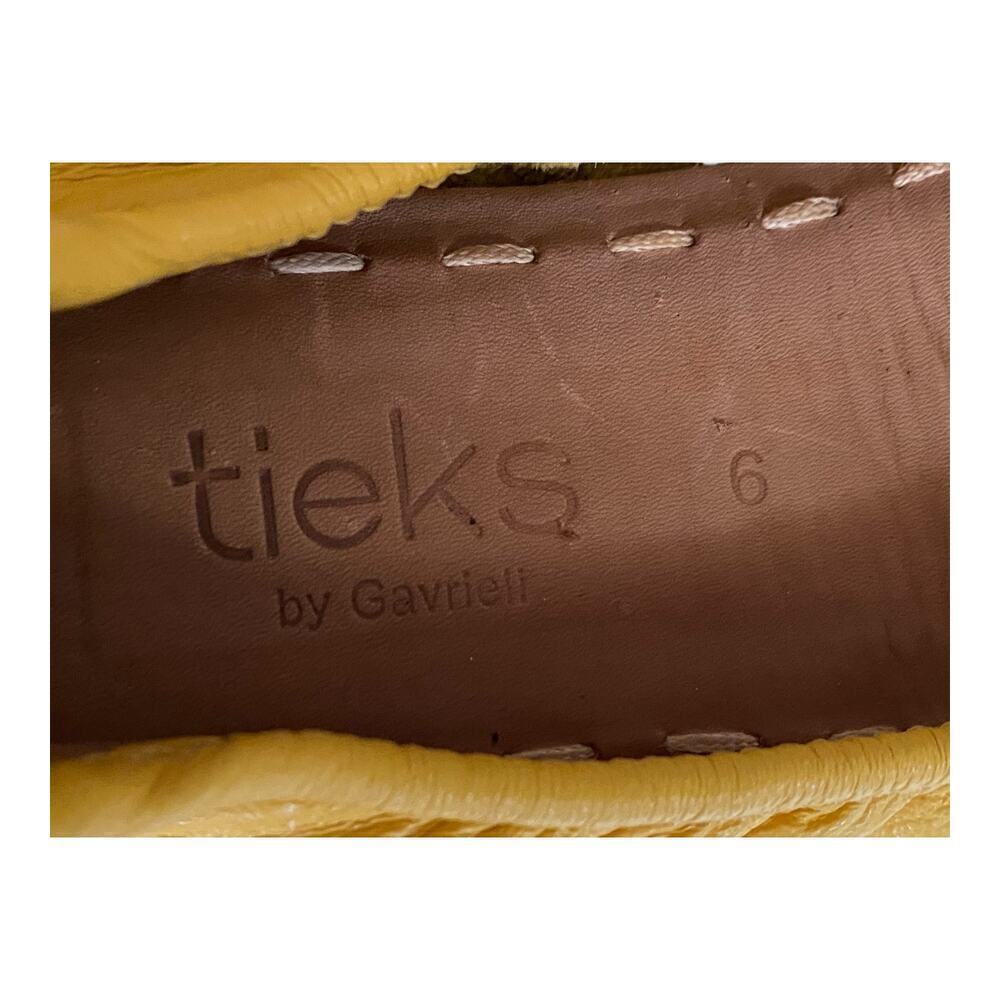 Tieks by Gavrieli  Womens US 6 Mustard Yellow Casual Comfy Ballet  Leather Flats - Picture 6 of 14